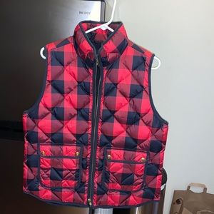 JCrew plaid vest